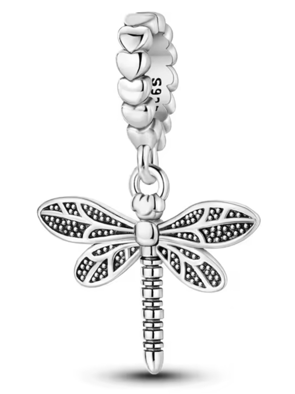 Pandora Silver Dragonfly Dangle Charm - Silver
